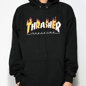 Thrasher Magazine Flame hoodie
